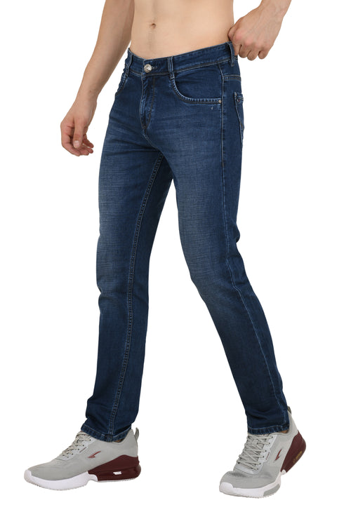 Blue Colored Narrow Fit Jeans