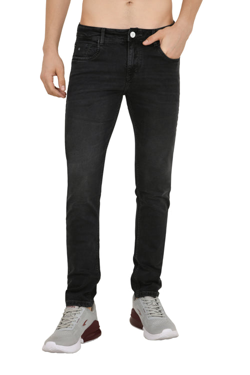 Charcoal Dark Grey Narrow Fit Jeans
