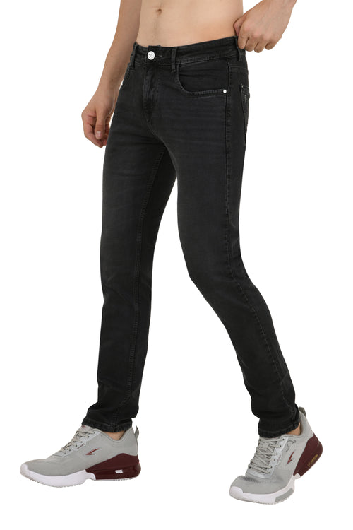 Charcoal Dark Grey Narrow Fit Jeans
