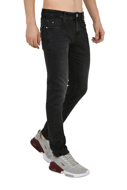 Charcoal Dark Grey Narrow Fit Jeans
