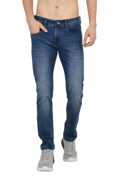 Blue Color Narrow Fit Jeans