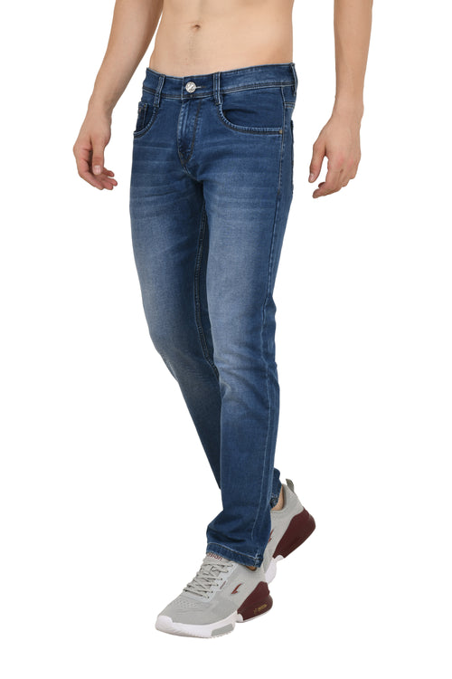 Blue Color Narrow Fit Jeans
