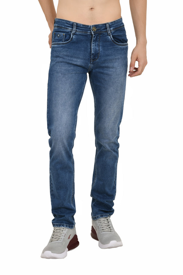 Light Blue Colored Narrow Fit Jeans