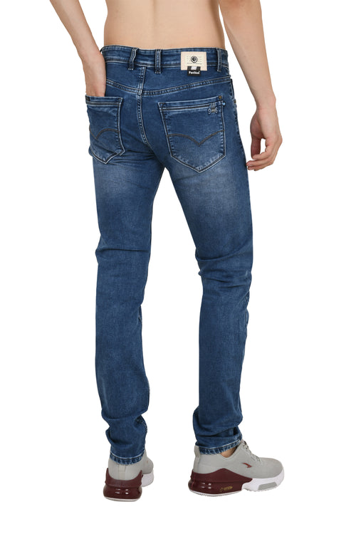 Light Blue Colored Narrow Fit Jeans