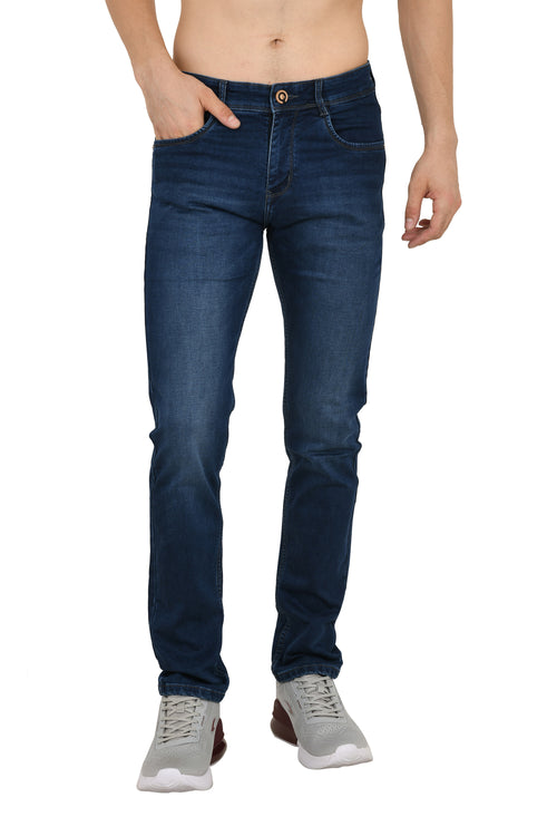 Dark Blue Color Narrow Fit Jeans