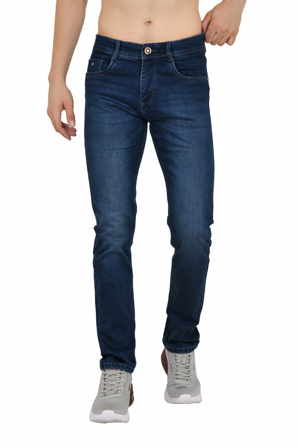 Dark Blue Color Narrow Fit Jeans