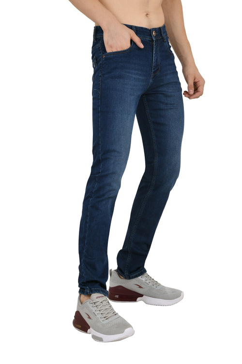Dark Blue Color Narrow Fit Jeans