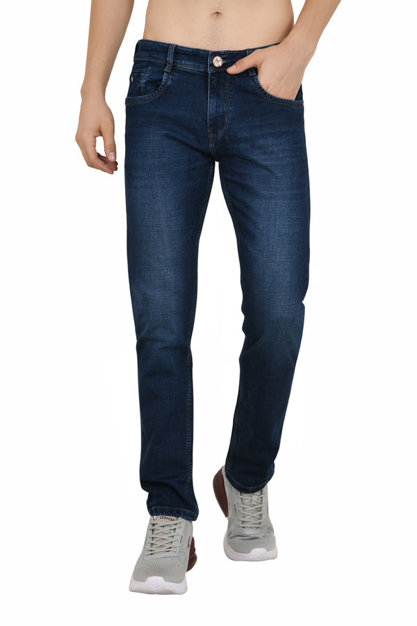 Dark Blue Color Narrow Fit Jeans