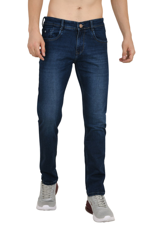 Dark Blue Color Narrow Fit Jeans