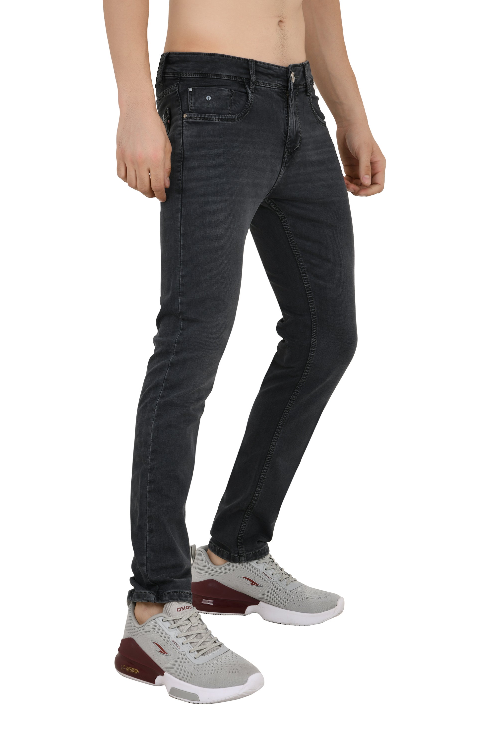 Narrow Fit Grey Jeans