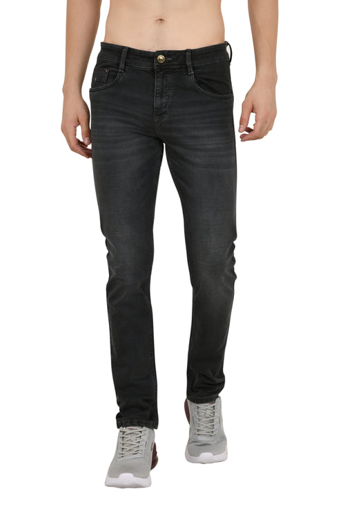 Charcoal Dark Grey Narrow Fit Jeans