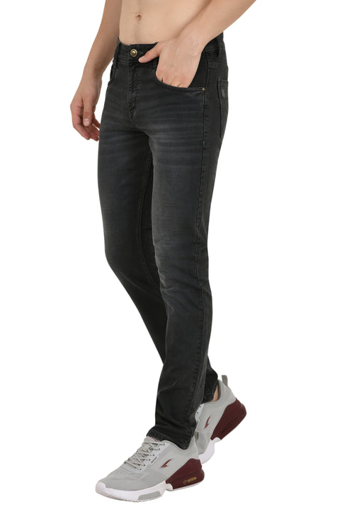 Charcoal Dark Grey Narrow Fit Jeans