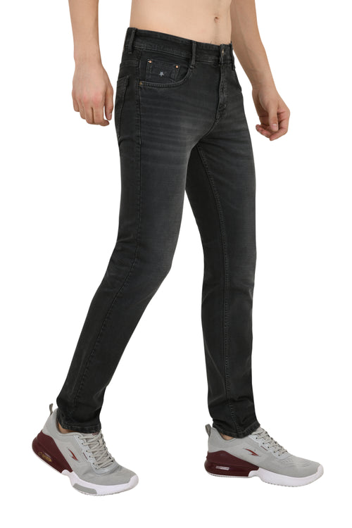 Charcoal Dark Grey Narrow Fit Jeans