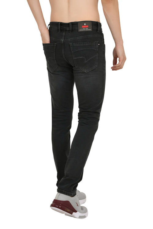 Charcoal Dark Grey Narrow Fit Jeans