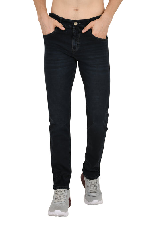 Charcoal Dark Blue Narrow Fit Jeans