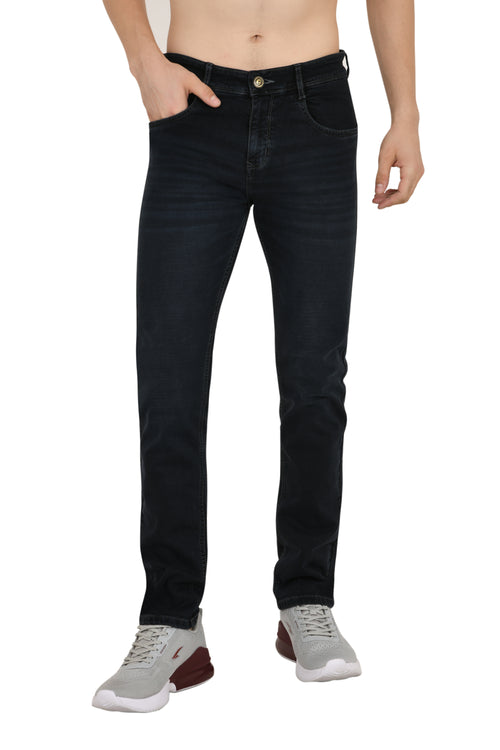 Charcoal Dark Blue Narrow Fit Jeans