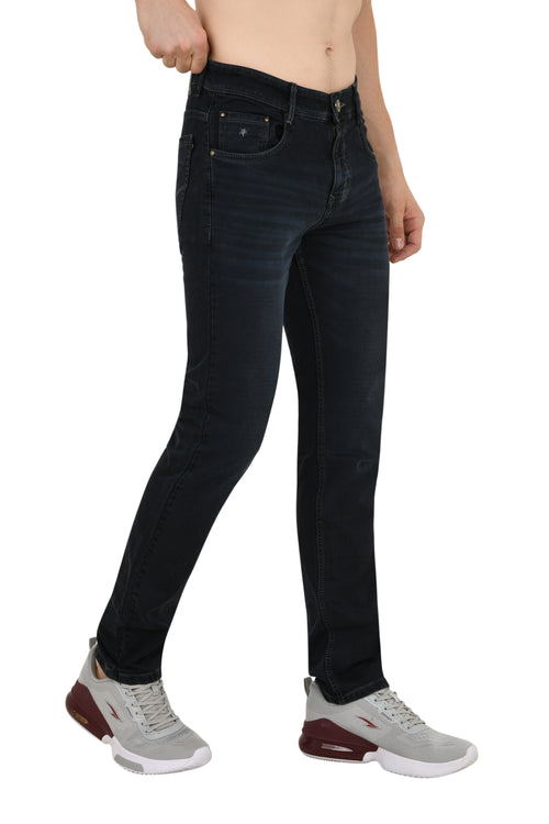 Charcoal Dark Blue Narrow Fit Jeans