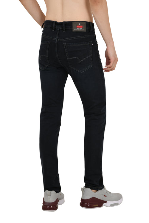 Charcoal Dark Blue Narrow Fit Jeans