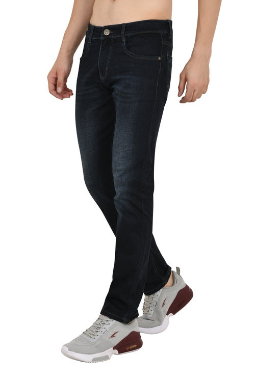 Charcoal Blue Jeans Narrow Fit