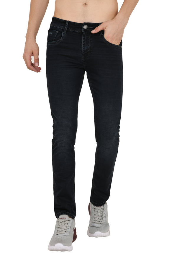 Charcoal Dark Narrow Blue Fit Jeans