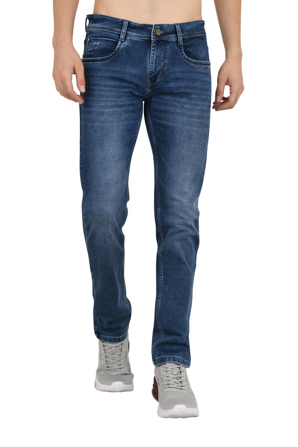 Light Blue Colored Narrow Fit Jeans