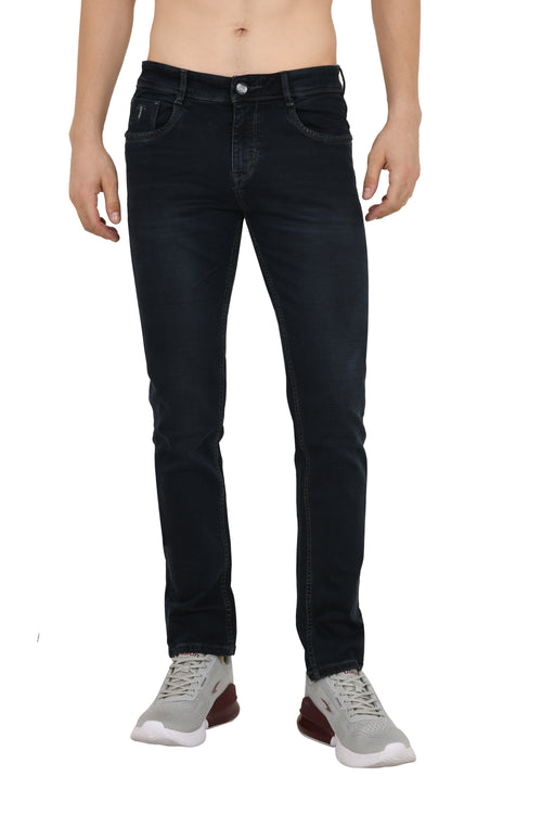 Dark Blue Denim Narrow Fit Jeans