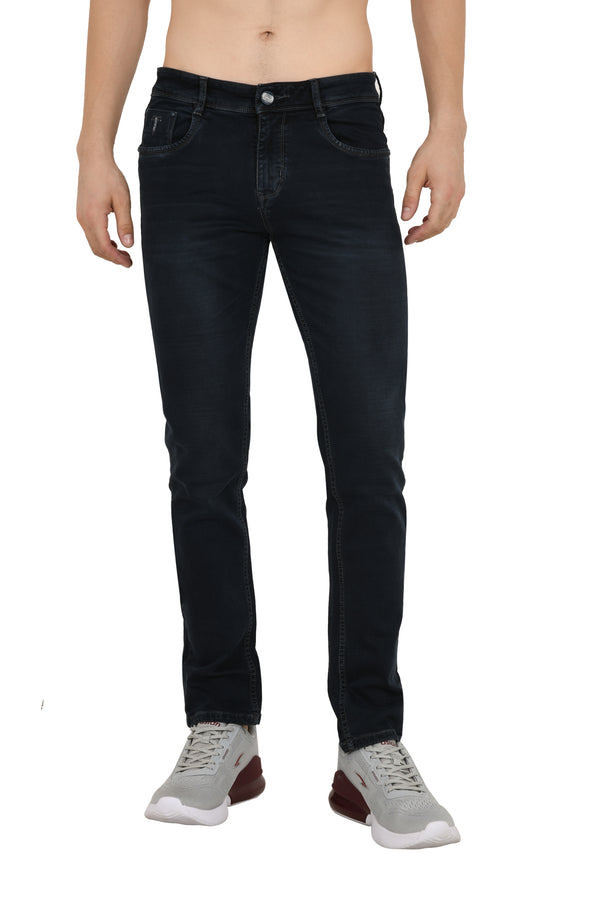 Dark Blue Denim Narrow Fit Jeans