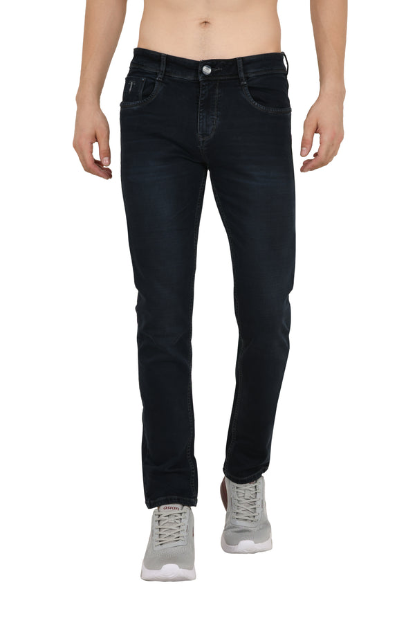 Dark Blue Denim Narrow Fit Jeans