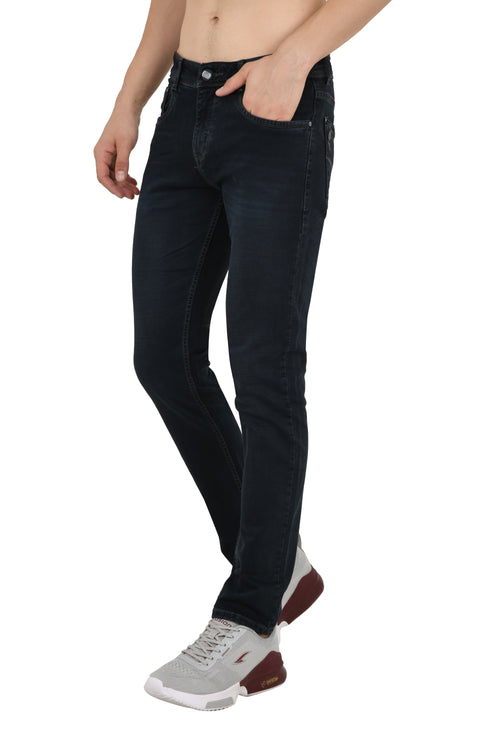 Dark Blue Denim Narrow Fit Jeans