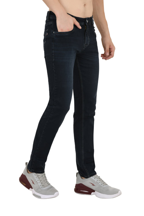 Dark Blue Denim Narrow Fit Jeans