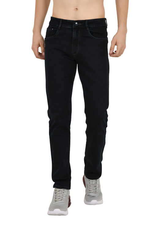 Charcoal Blue Comfort Fit Jeans