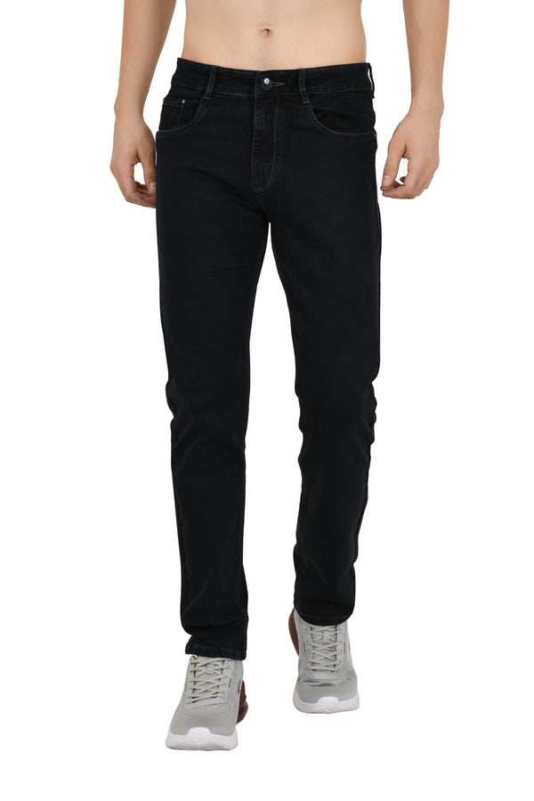 Charcoal Blue Comfort Fit Jeans