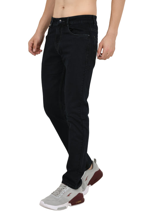 Charcoal Blue Comfort Fit Jeans