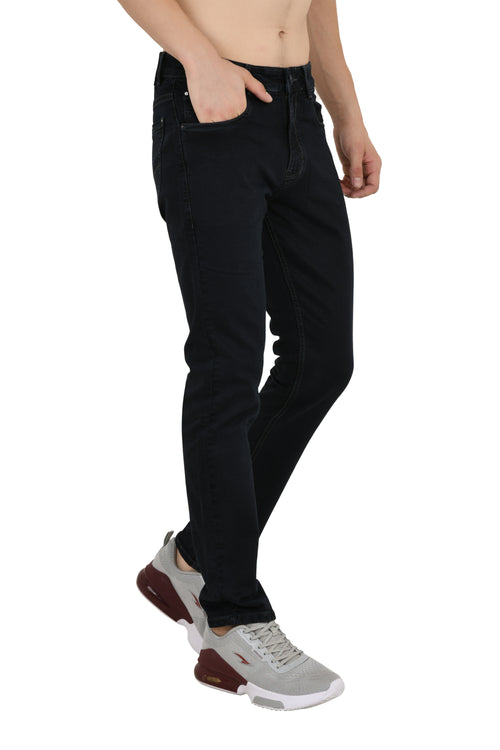 Charcoal Blue Comfort Fit Jeans
