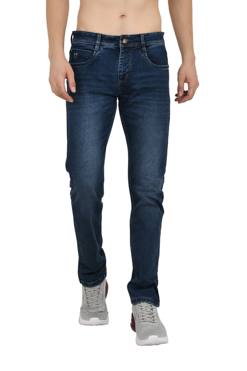 Blue Colored Narrow Fit Jeans
