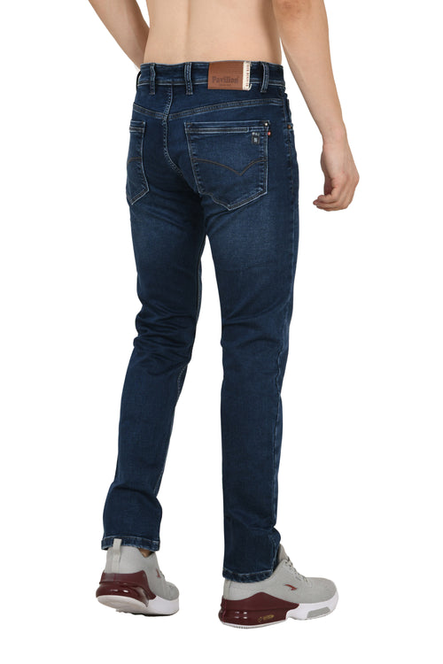 Blue Colored Narrow Fit Jeans
