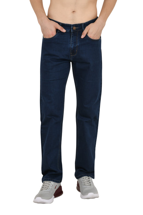 Dark Blue Straight Fit Jeans