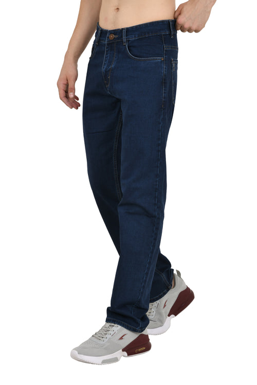 Dark Blue Straight Fit Jeans