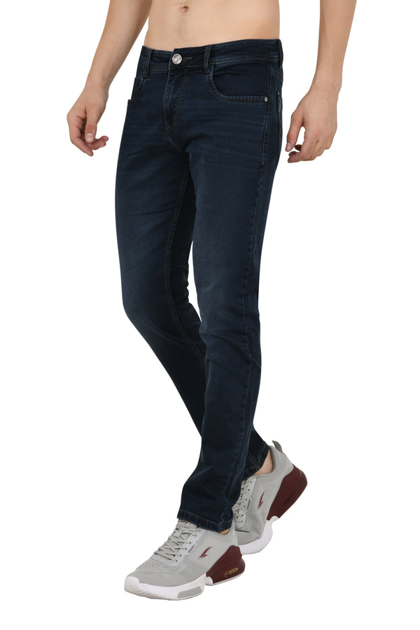 Charcoal With Shaded Blue Narrow Fit Jeans