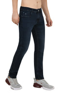 Charcoal With Shaded Blue Narrow Fit Jeans