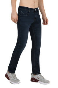 Charcoal With Shaded Blue Narrow Fit Jeans