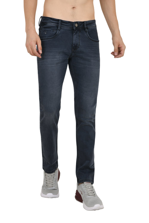 Semi Dark Grey Narrow Fit Jeans