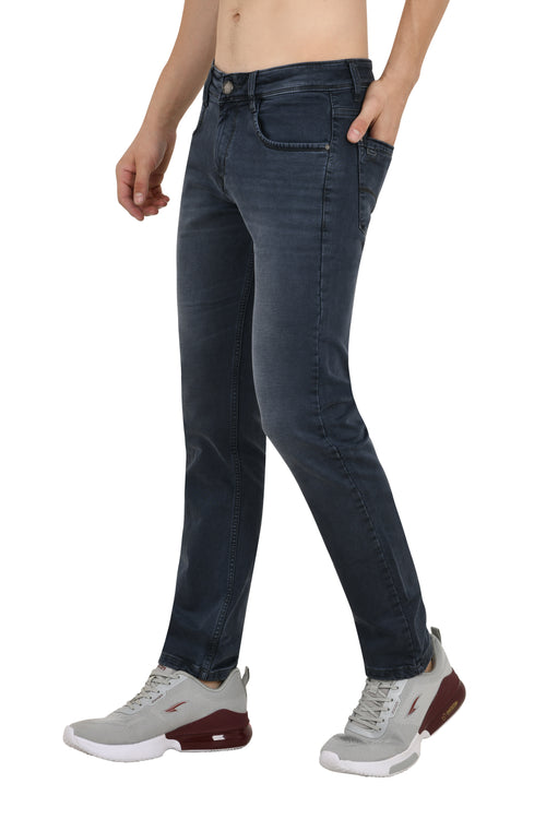 Semi Dark Grey Narrow Fit Jeans