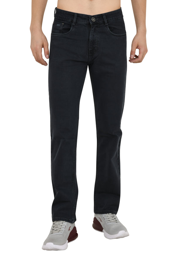 Charcoal Jeans Straight Fit Jeans