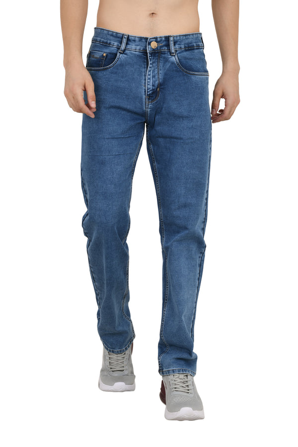 Light Blue Straight Fit Jeans