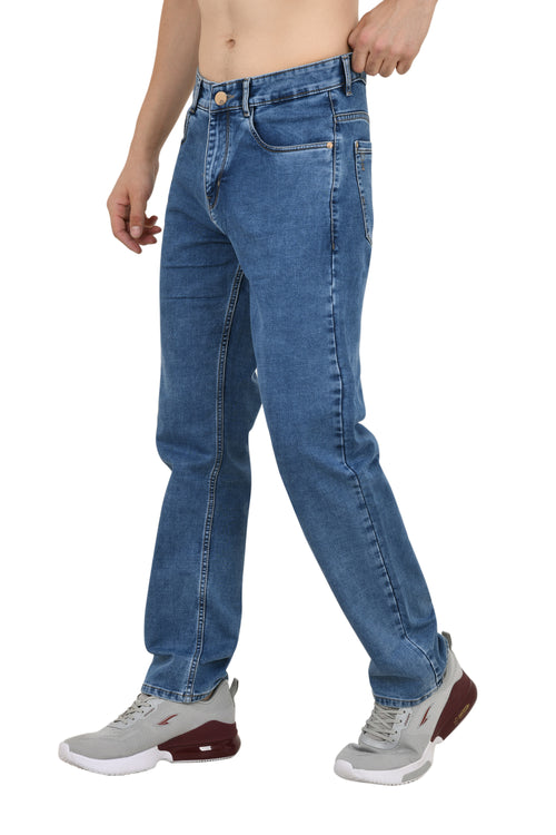 Light Blue Straight Fit Jeans