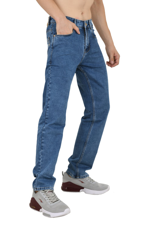 Light Blue Straight Fit Jeans