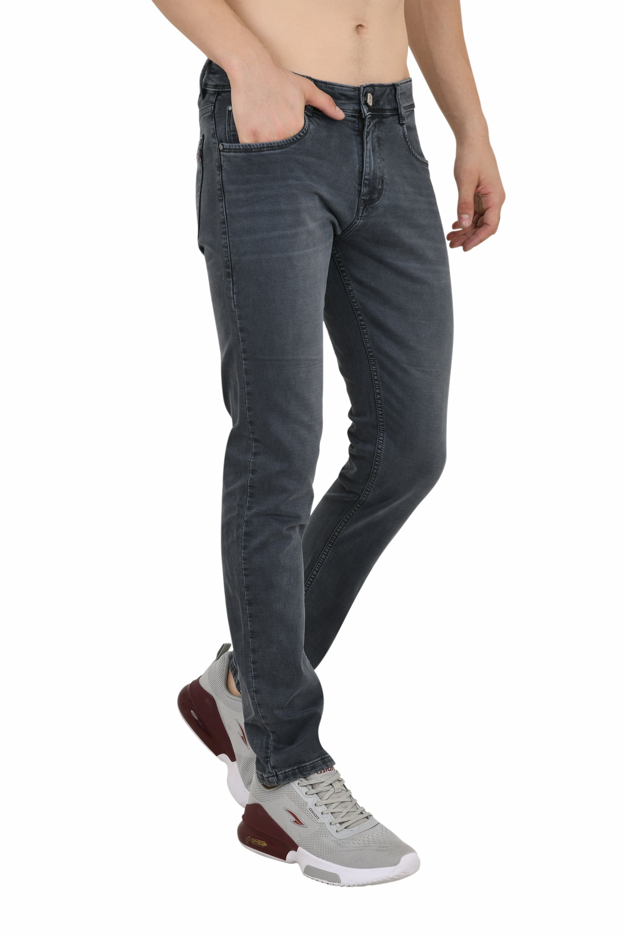 Light Grey Narrow Fit Jeans