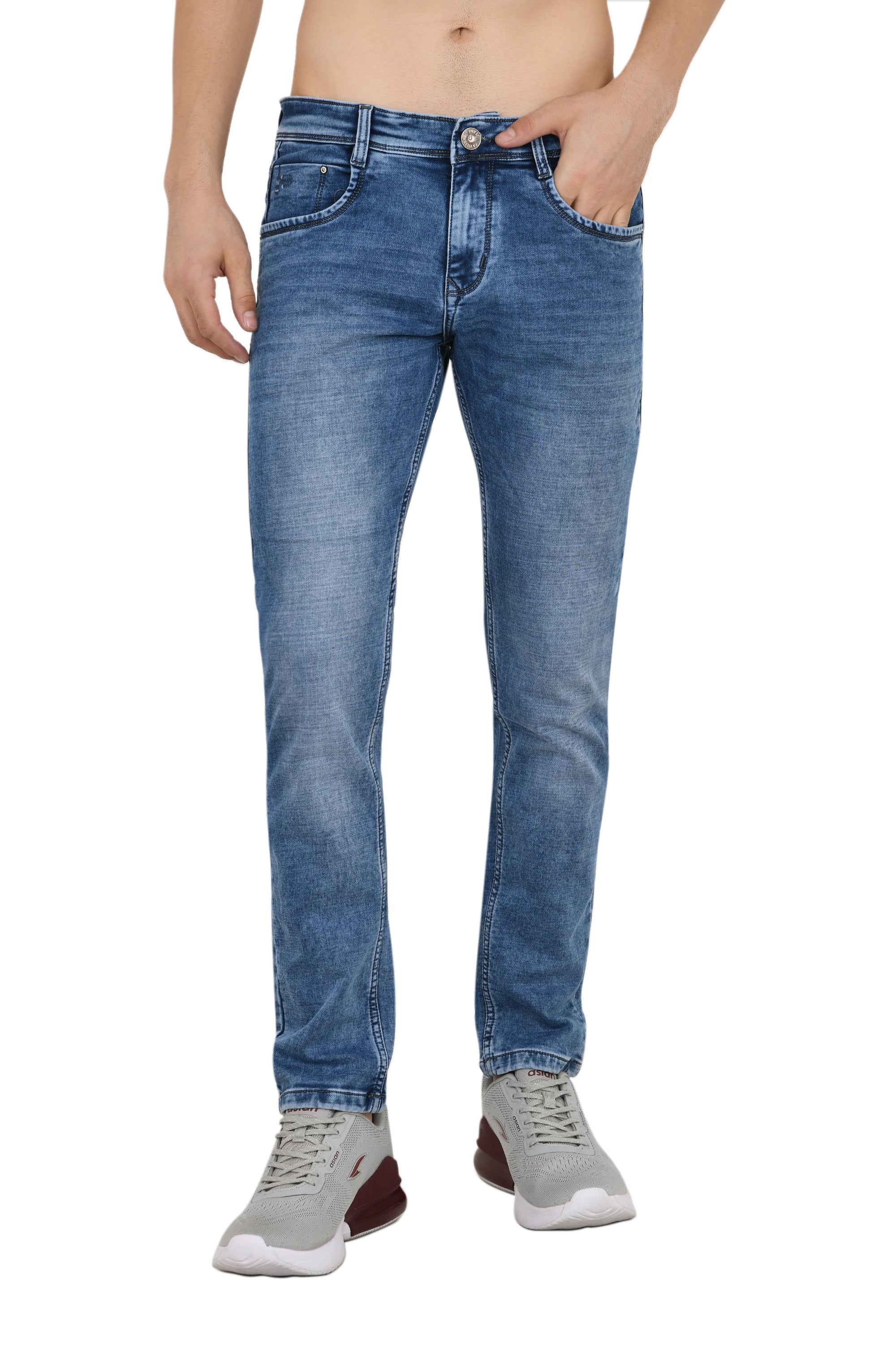 Light Blue Narrow Fit Jeans