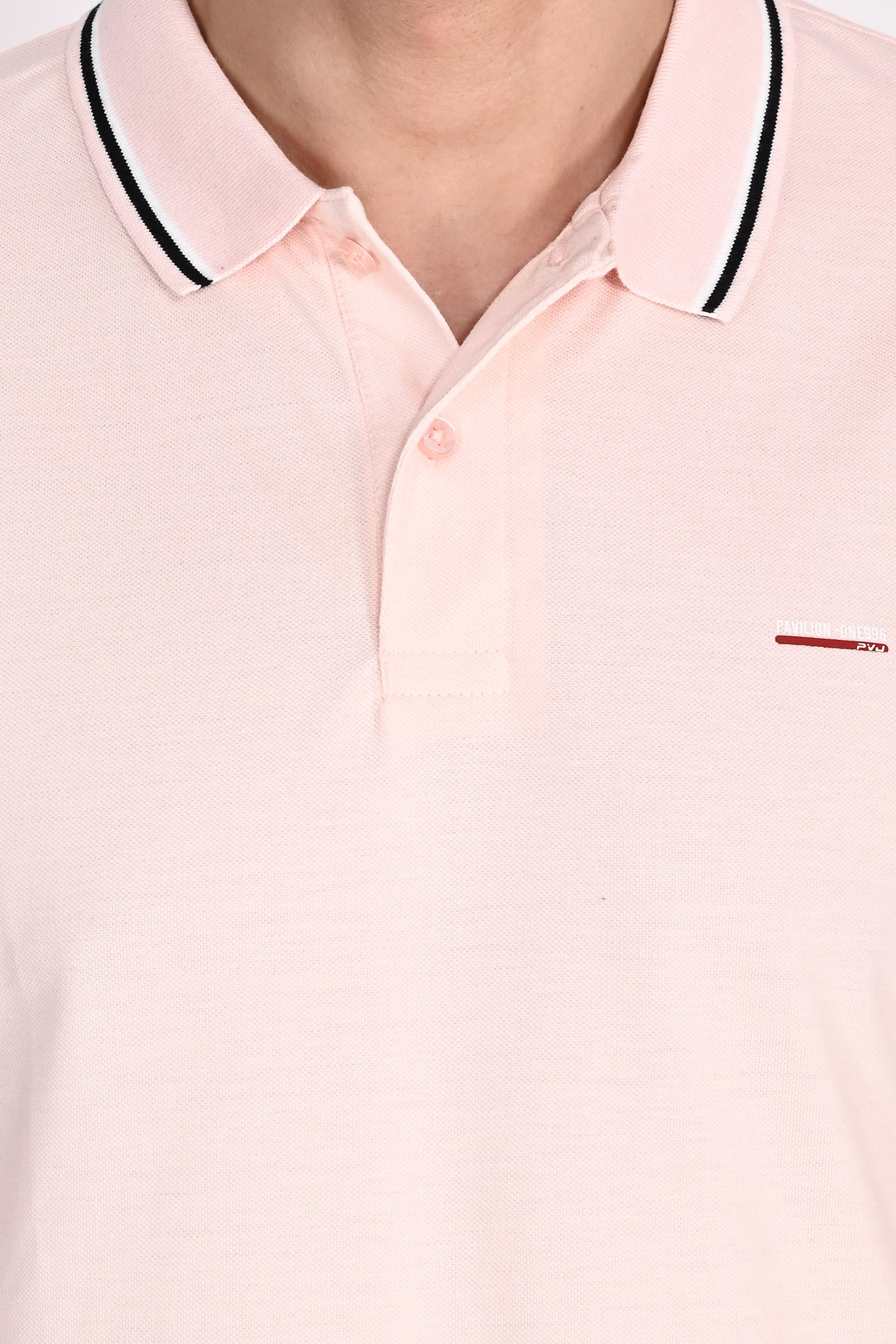 Mens Misky Pink Polo Tshirt
